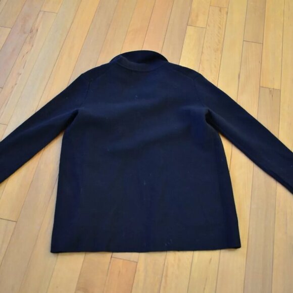 MAGASCHONI Black Open Front Jacket Cardigan Wool Blend Size S NWT Black - Picture 8 of 8